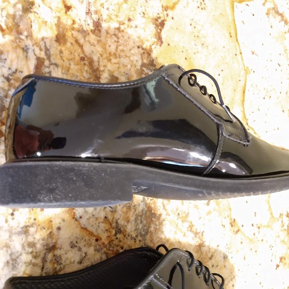 Bates Black Mens High Gloss Oxford main image 6